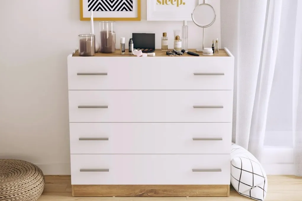 Jak dopasować kolor komody, aby salon wyglądał świeżo i jasno?