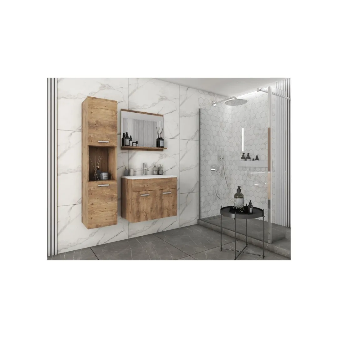 Komplet mebli łazienkowych w kolorze Kastanien Breslau - Montreal