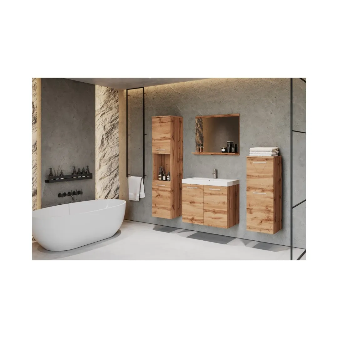 Zestaw mebli łazienkowych "MALAGA" z umywalką