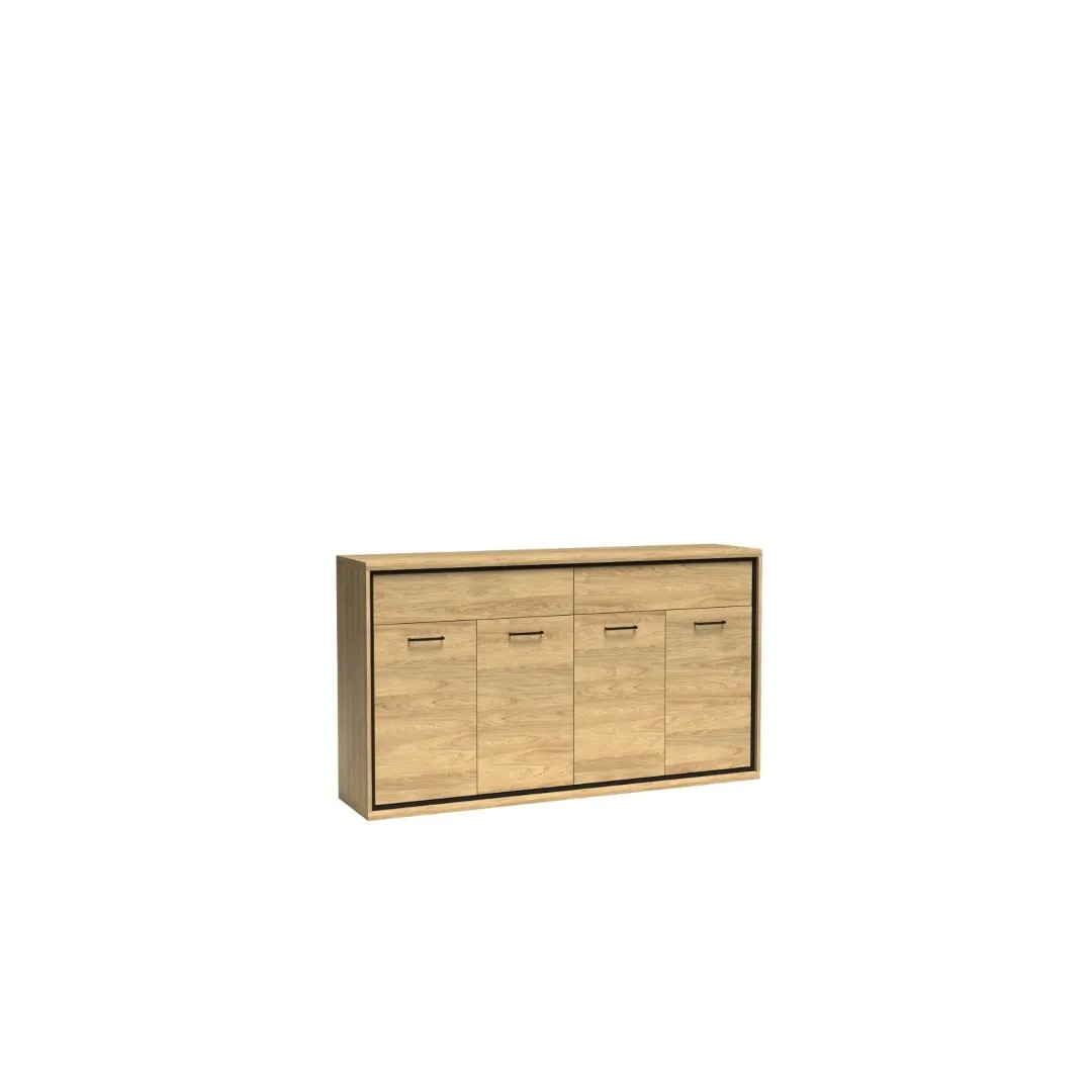 Komoda do salonu COMO 177 cm w kolorze natural hikora